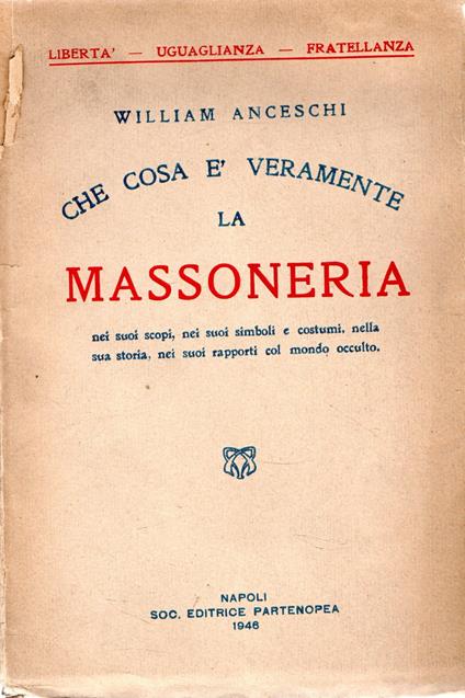 Che cosa è veramente la Massoneria - copertina