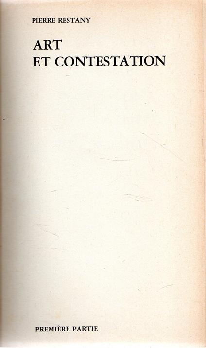 Art et Contestation - copertina