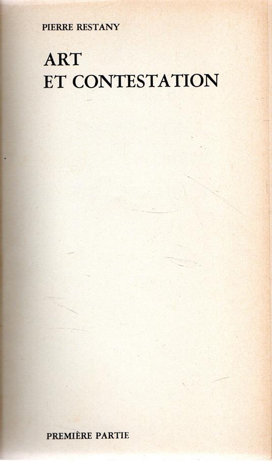 Art et Contestation - copertina
