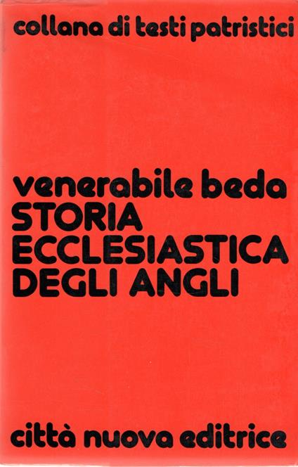 Storia ecclesiastica degli Angli - copertina