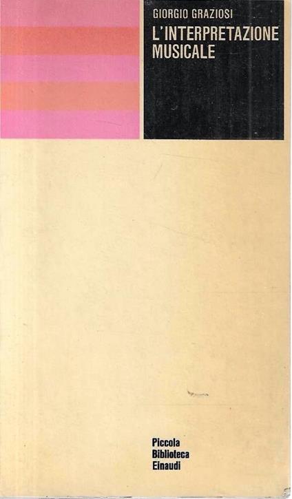 L'interpretazione musicale - copertina