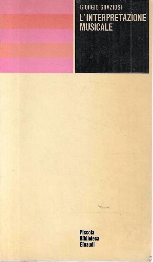 L'interpretazione musicale - copertina