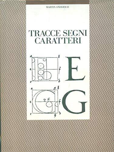 Tracce segni caratteri - copertina