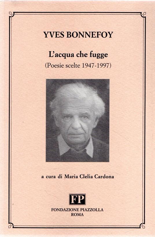 L'acqua che fugge - copertina