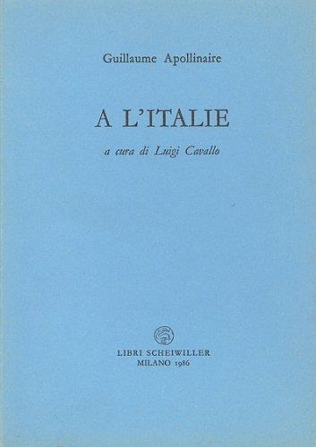 A l'Italie - copertina