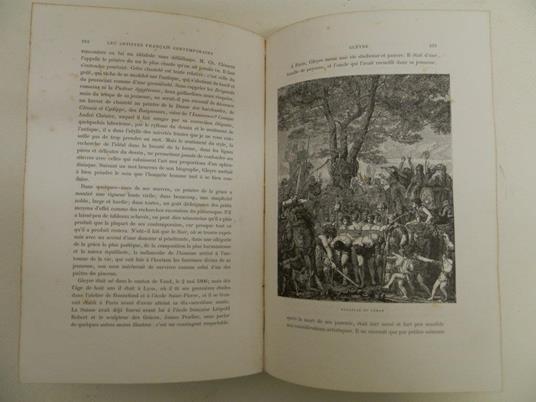 Les artistes francais contemporains. Peintres – Sculptures. Illustré de 10 eaux – fortes et de 176 gravures dans le texte - Victor Fournel - 4