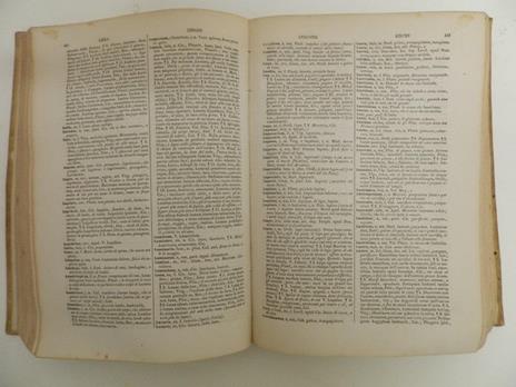 Lexicon Latini Italique Sermonis in usum scholarum, novum in ordinem digestum atque emendatum. Editio nona - Tommaso Vallauri - 5