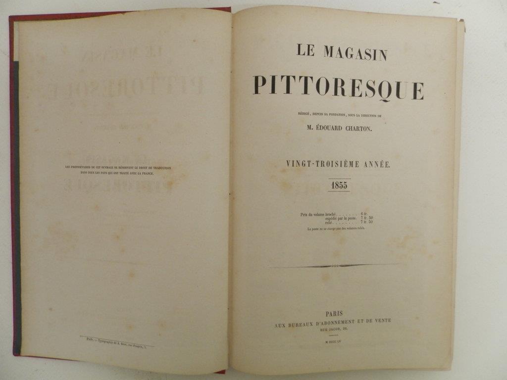 Le Magasin Pittoresque. Publié, depuis sa fondation, sous la direction de M. Edouard Charton. Vingt-Troisième année