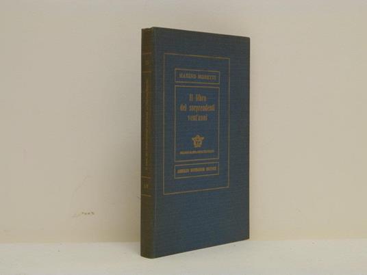 Il libro dei sorprendenti vent'anni - Marino Moretti - copertina