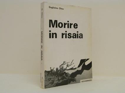 Morire in risaia - Guglielmo Olmo - copertina