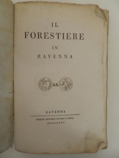 Il forestiere in Ravenna - Francesco Nanni - copertina