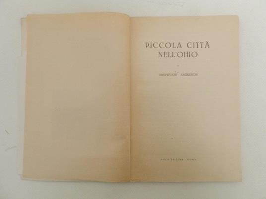 Piccola città nell'Ohio - Sherwood Anderson - 2
