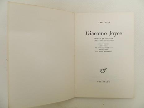 Du Monde Entier - James Joyce - 2
