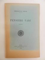 Pensieri vari