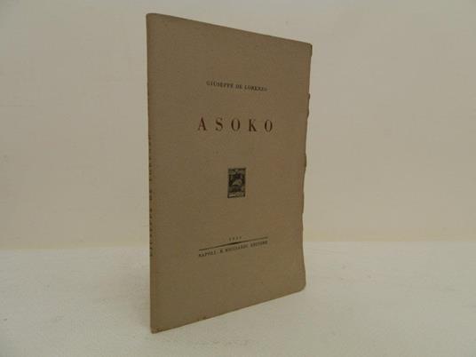 Asoko - Giuseppe De Lorenzo - copertina