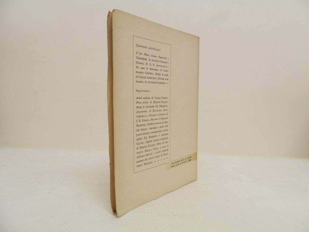 Giornale ossia taccuino (1925-1930)