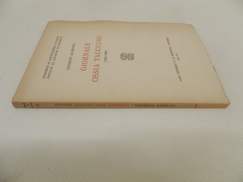 Giornale ossia taccuino (1925-1930)