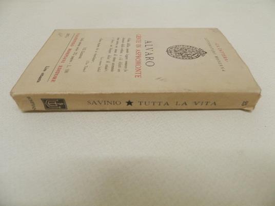 Tutta la vita - Alberto Savinio - 2