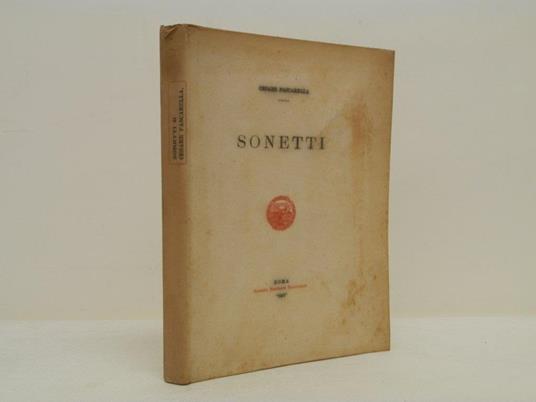 Sonetti - Cesare Pascarella - copertina