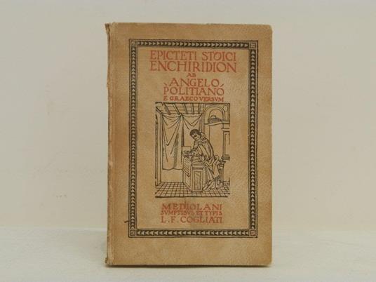 Il manuale di Epitteto - Angelo Politiano - Libro Usato - Cogliati 