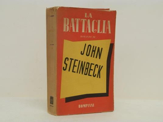 La battaglia - John Steinbeck - copertina