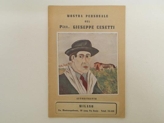 Mostra personale del Pitt. Giuseppe Cesetti - Diego Valeri - copertina