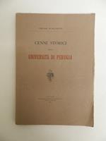 Cenni storici dell'Università di Perugia