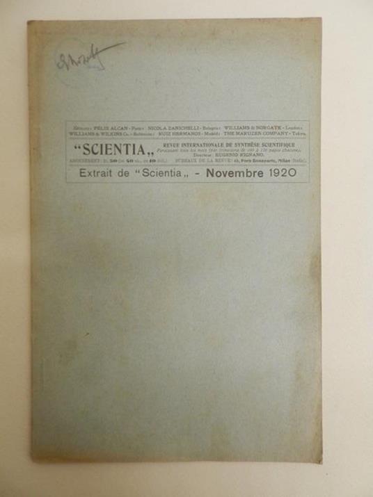 La durata dei periodi geologici - Michele Gortani - copertina