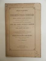 Studi di riforma per lo insegnamento pubblico universitario nelle scienze fisiche naturali mediante una cattedra speciale per l'istruzione sui fluidi imponderabili, etere, luce, calorico, elettricità e magnetismo, destinati nelle applicazioni per le 
