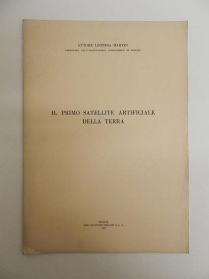 Il primo satellite artificiale della terra - copertina