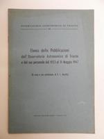 Elenco delle pubblicazioni dell'osservatorio astronomico di Trieste e del suo personale dal 1923 al 31 maggio 1947