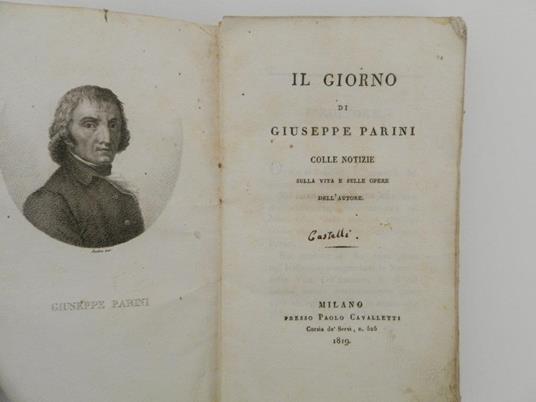 Il giorno di Giuseppe Parini colle notizie sulla vita e sulle opere dell'autore - Giuseppe Parini - 2