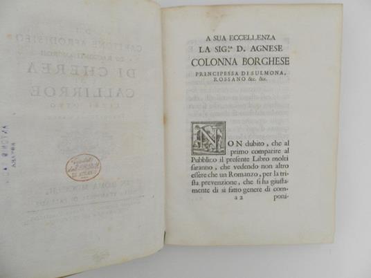 Di Caritone Afrodisieo Dè racconti amorosi di Cherea e di Calliroe libri otto tradotti dal greco - Caritone di Afrodisia - 3