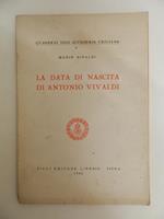 La data di nascita di Antonio Vivaldi
