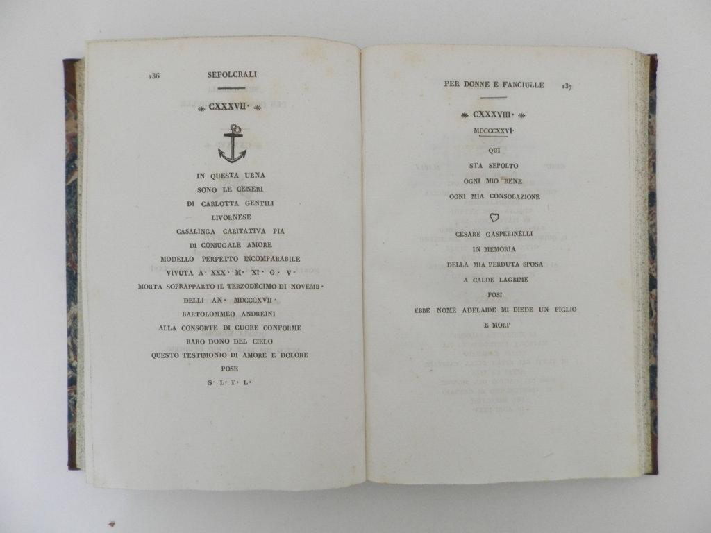 Iscrizioni trecento di Luigi Muzzi Accademico della Crusca