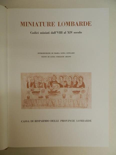 Miniature lombarde. Codici miniati dall'VIII al XIV secolo - 2