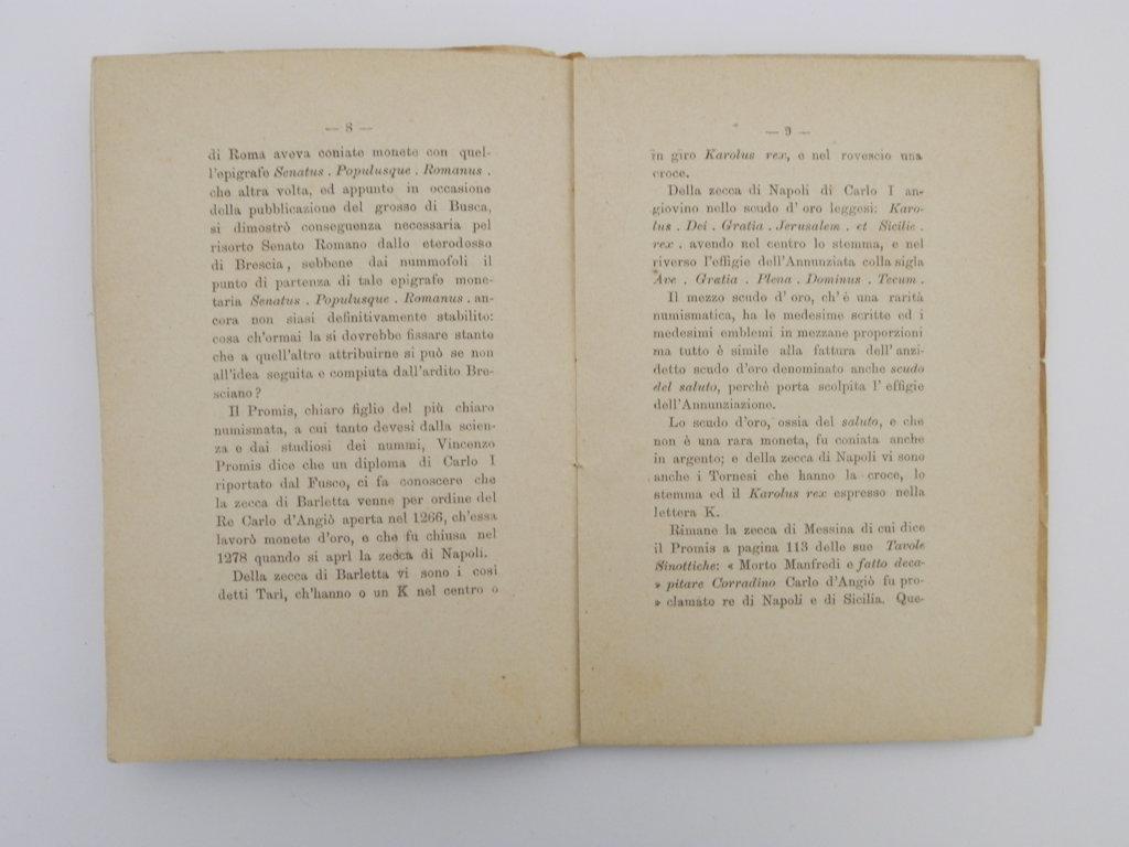 Poche parole sullo inedito augustale di Carlo D'Angiò per Giancarlo Rossi