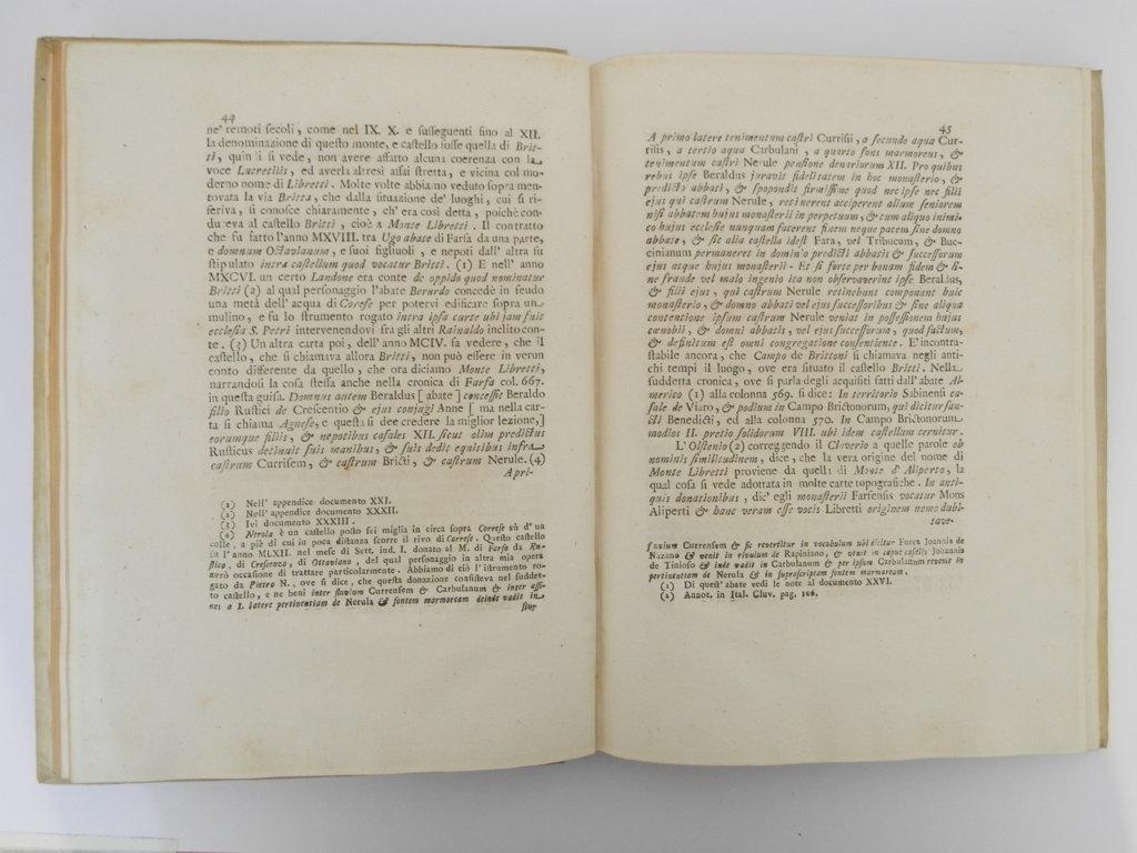 Gabio antica città di Sabina scoperta ove è ora Torri ovvero le grotte di Torri. Discorso di d. Pierluigi Galletti romano ... in cui si ragiona ancora de ss. martiri Getulio, e Giacinto con varie notizie di alcuni luoghi circonvicini