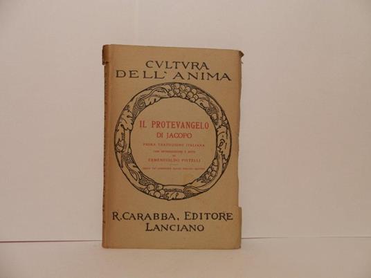 Il protoevangelo di Jacopo - Ermenegildo Pistelli - copertina