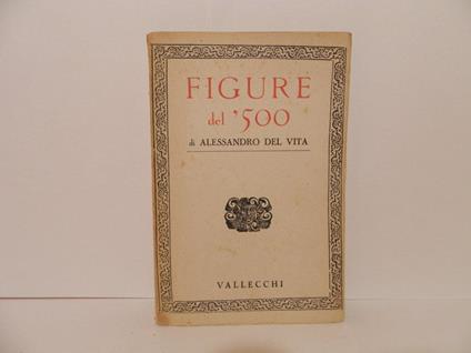 Figure del '500 - Alessandro Del Vita - copertina