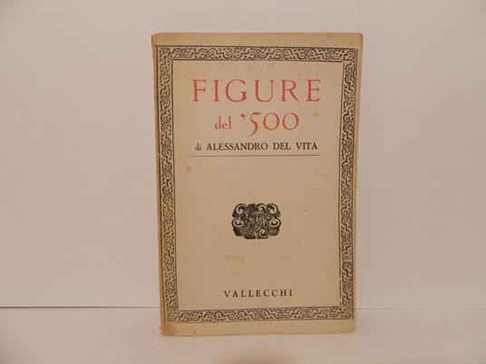 Figure del '500 - Alessandro Del Vita - copertina
