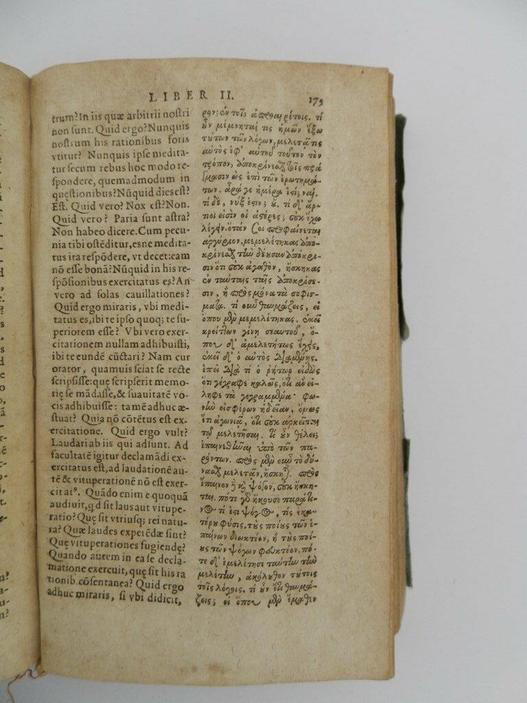 Epicteti Stoici philosophi Encheiridion item, Cebetis Thebani Tabula de vita humana prudenter instituenda. Accessere, Simplicij in eundem Epicteti libellum doctissima Scholia. Arriani commentariorum de Epicteti disputationibus libri quatuor. Item, no