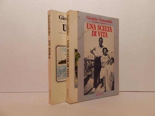 Un'isola. Una scelta di vita - Giorgio Amendola - copertina