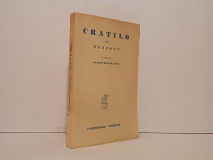 Cratilo - Platone - copertina