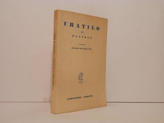 Cratilo - Platone - copertina