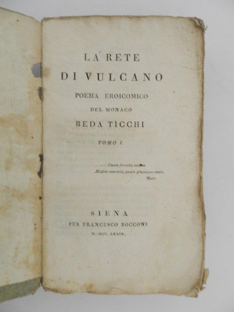 La rete di vulcano. Poema eroicomico del monaco Beda Ticchi