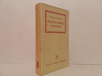 Piccolo mondo moderno - Antonio Fogazzaro - copertina