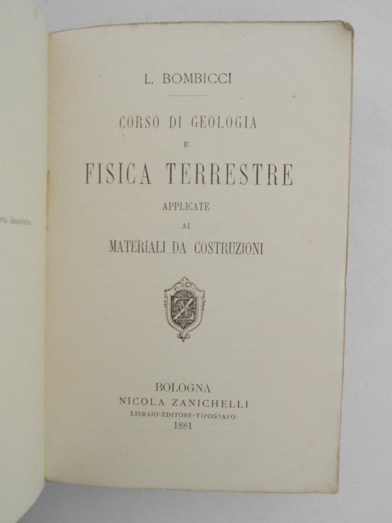 Corso di geologia e fisica terrestre applicate ai materiali da costruzioni