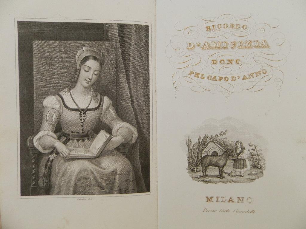 Ricordo di amicizia. Dono pel capo d'anno. Strenna per l'anno 1843