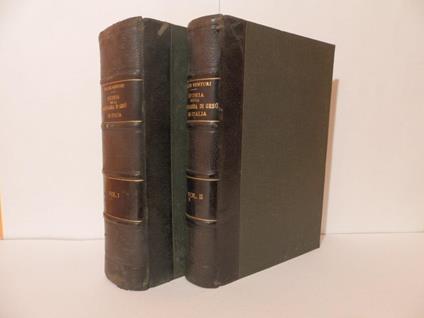 Storia della Compagnia di Gesù in Italia narrata col sussidio di fonti inedite. Volume primo: La vita religiosa in Italia durante la prima età della compagnia di Gesù. Volume secondo: dalla nascita del fondatore alla solenne approvazione dell'ordine - Pietro Tacchi Venturi - copertina